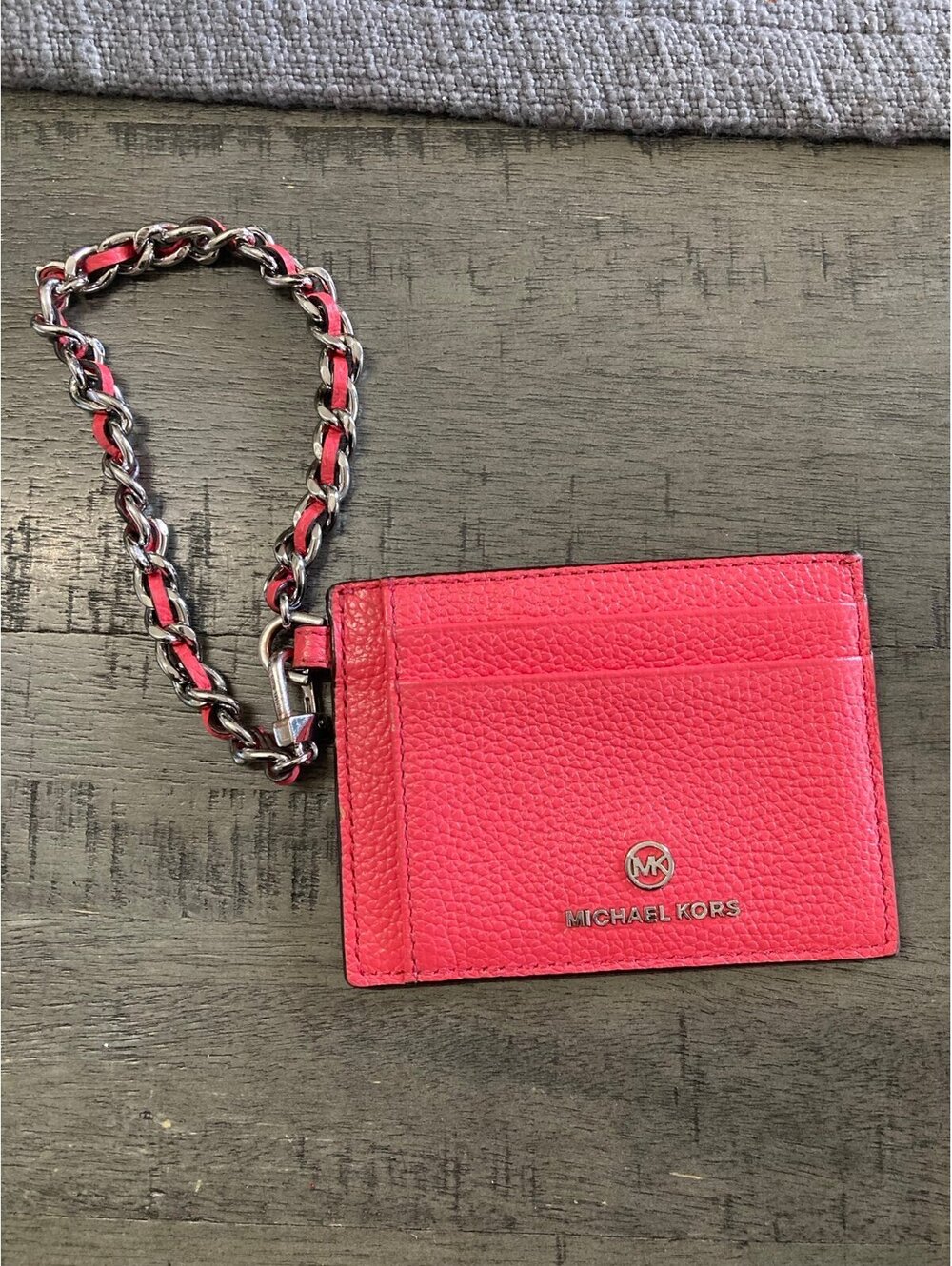Michael Kors leather card holder